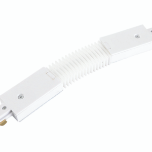 Tor Flexible Single Circuit Track Light Connector - White