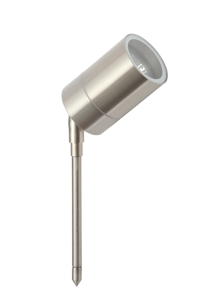 Leto 1 Light Outdoor Spike Light - Stainless Steel - Image 3