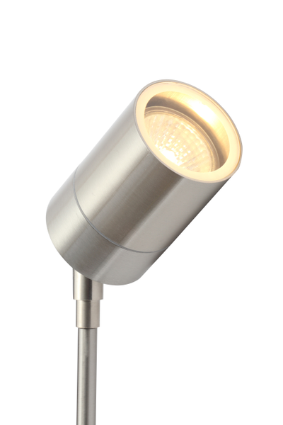 Leto 1 Light Outdoor Spike Light - Stainless Steel - Image 5