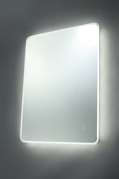 Nor LED Bathroom Mirror Touch Sensitive Wall Light - Chrome