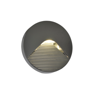 Breez LED Round Surface Brick Wall Light, Anthracite