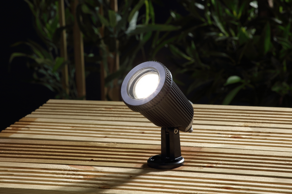 Wells Outdoor Adjustable Spike Light, Black - Image 2