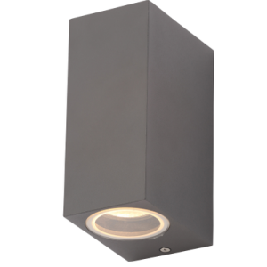 Fleet Outdoor Square Wall Light, Anthracite