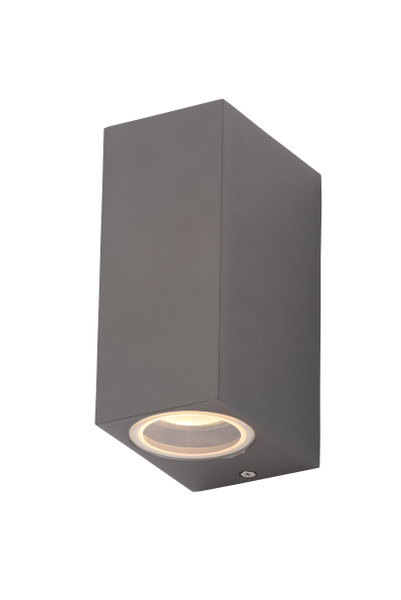 Fleet Outdoor Square Wall Light, Anthracite