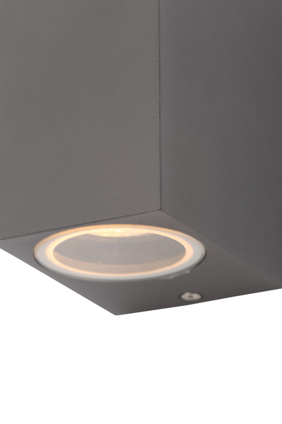 Fleet Outdoor Square Wall Light, Anthracite - Image 2