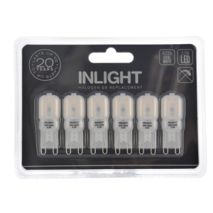 G9 Capsule LED 4000k 6pk Frost