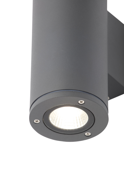 Mizar Outdoor Up & Down LED Wall Light, Anthracite - Image 3