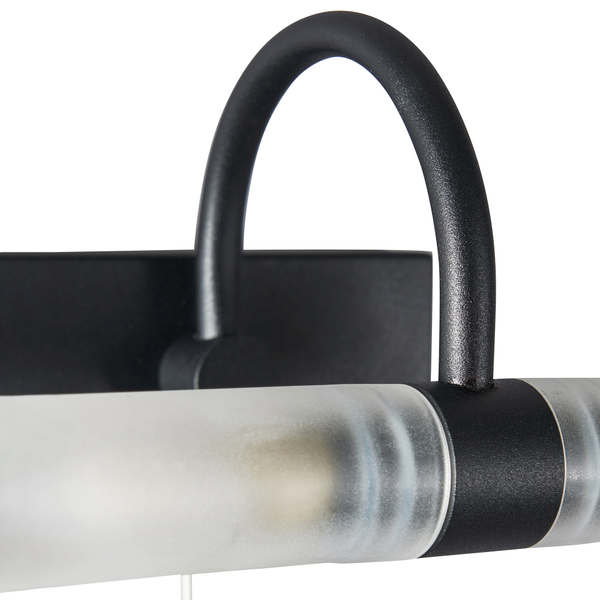 Corvus bathroom wall light - Satin Black - Image 3