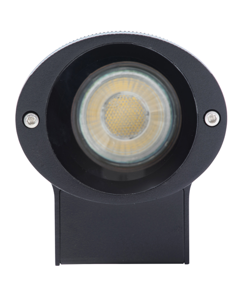 Helix Outdoor Cylinder Wall Light, Black - Image 6