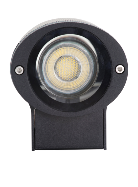 Helix Up and Down Outdoor Cylinder Wall Light, Black - Image 5