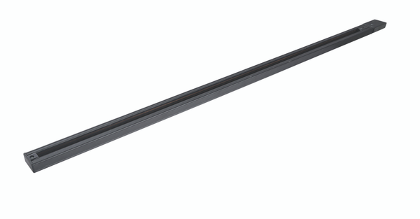Tor 1 Metre Single Mains Lighting Track - Black