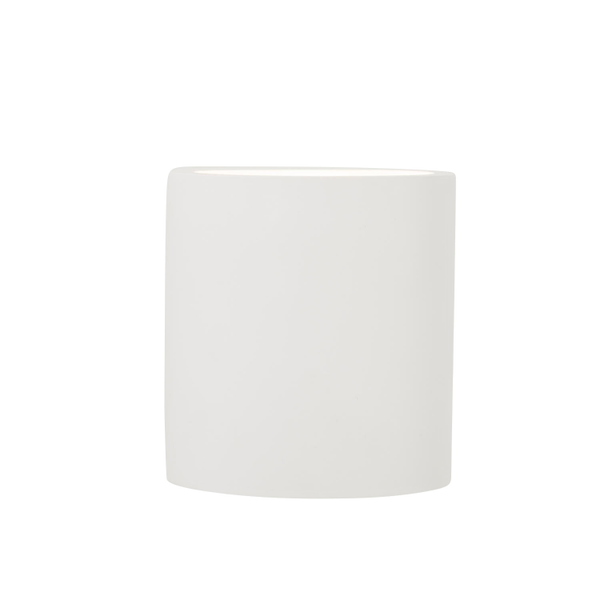 Osuna Round Up&Down Plaster Wall Light White