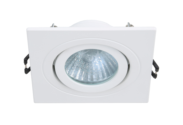 Cali Square IP65 Tiltable Downlight, White - Image 2