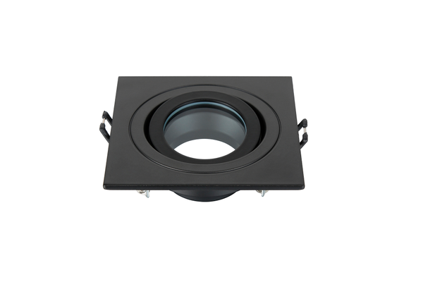 Cali Square IP65 Tiltable Downlight, Matt Black - Image 2