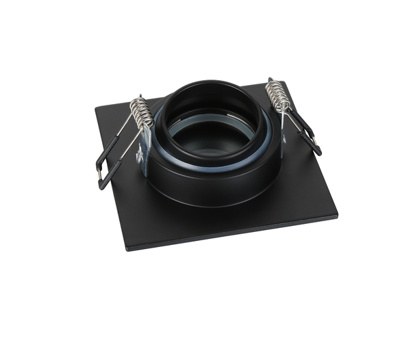 Cali Square IP65 Tiltable Downlight, Matt Black - Image 3