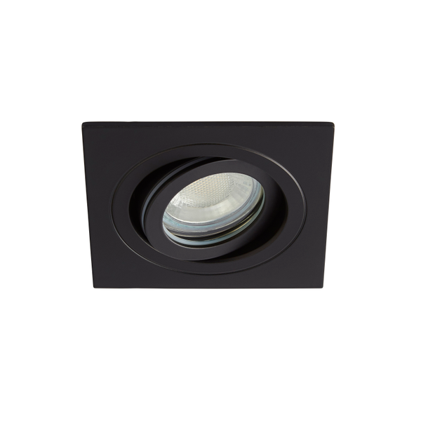 Cali Square IP65 Tiltable Downlight, Matt Black - Image 6