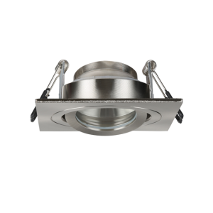 Cali Square IP65 Tiltable Downlight, Satin Nickel