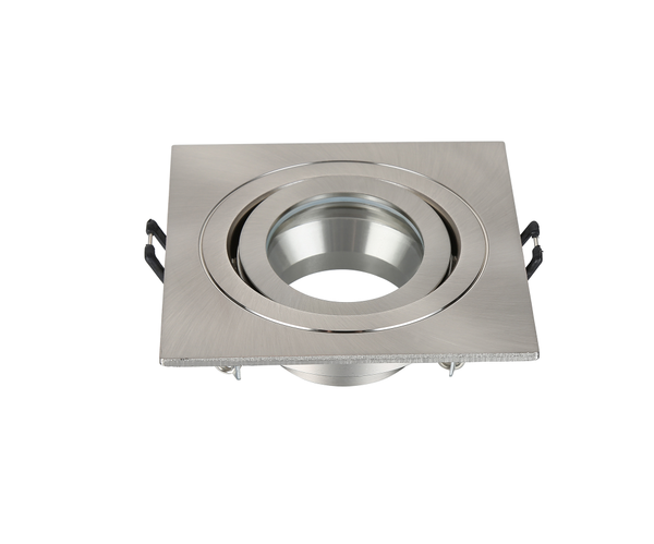 Cali Square IP65 Tiltable Downlight, Satin Nickel - Image 3