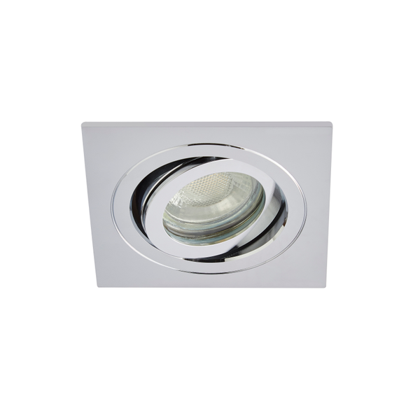 Cali Square IP65 Tiltable Downlight, Chrome - Image 5