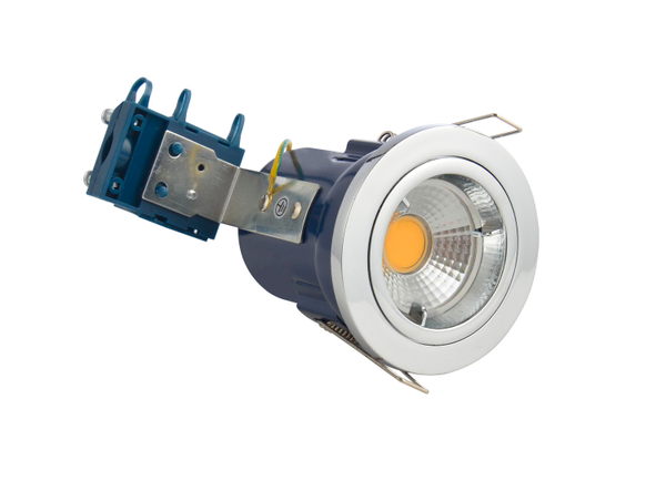 Yate Fixed Fire rated Downlight Chrome