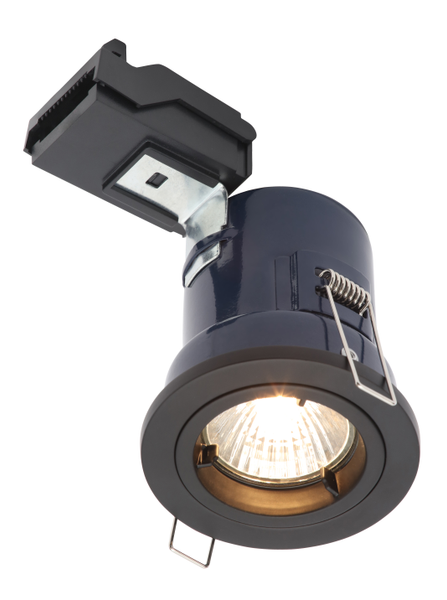 Yate Fixed Fire rated Downlight Matt Black - Image 2