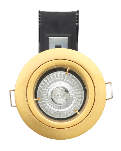 Yate Fixed Fire rated Downlight Satin Brass - Image 3