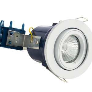 Yate Adjustable Fire Rated IP20 Recessed Downlight - White