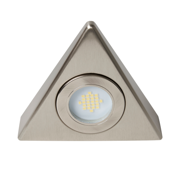 Fonte Triangular Day Light LED Under Kitchen Cabinet Light - Satin Nickel - Image 2