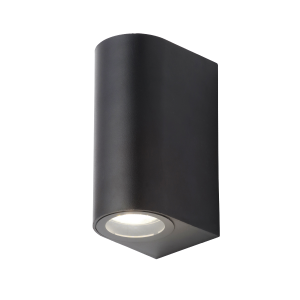 Iona 2 Light Up and Down Outdoor Wall Light - Black