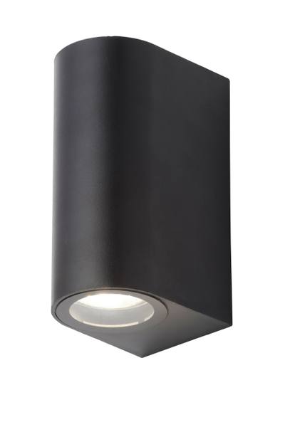 Iona 2 Light Up and Down Outdoor Wall Light - Black - Image 2