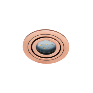 Cali circular IP65 Tiltable Downlight, Brushed Copper