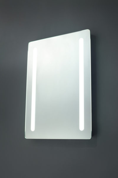 Ecti LED Bathroom Mirror Wall Light with Shaving Socket - Chrome - Image 2