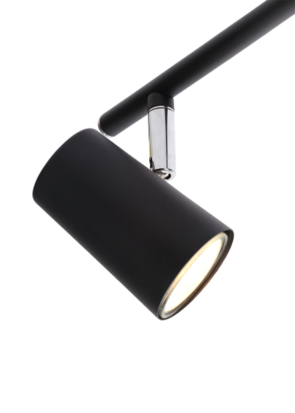 Harvey 4 Spotlight Bar, Matt Black - Image 3