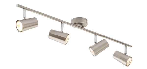 Harvey 4 Spotlight Bar, Satin Nickel - Image 2