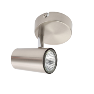 Harvey Single Spotlight, Satin Nickel