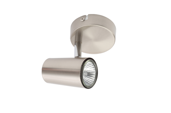 Harvey Single Spotlight, Satin Nickel