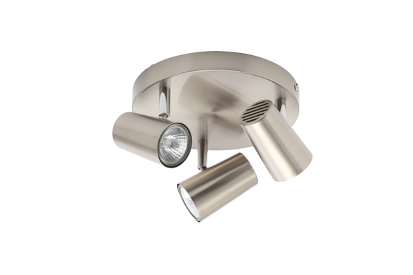 Harvey 3 Spotlight Plate, Satin Nickel