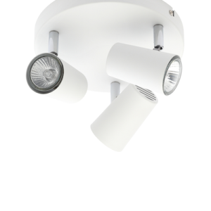 Harvey 3 Spotlight Plate, White