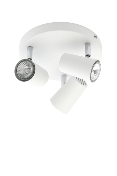 Harvey 3 Spotlight Plate, White