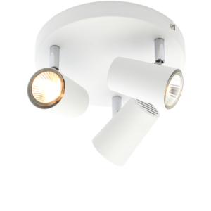 Harvey 3 Spotlight Plate, White