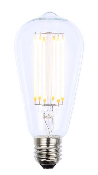 LED vintage lamp 6W E27 Clear
