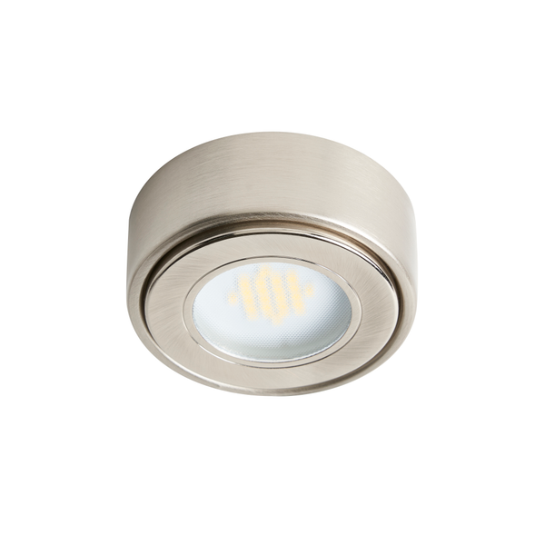 Laghetto LED Circular Cabinet Light in Satin Nickel - Image 2