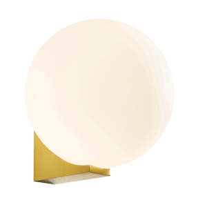 Thiva 1 Light Bathroom Wall Light - Satin Brass