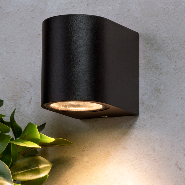 Antar Outdoor Wall Light, Black - Image 2