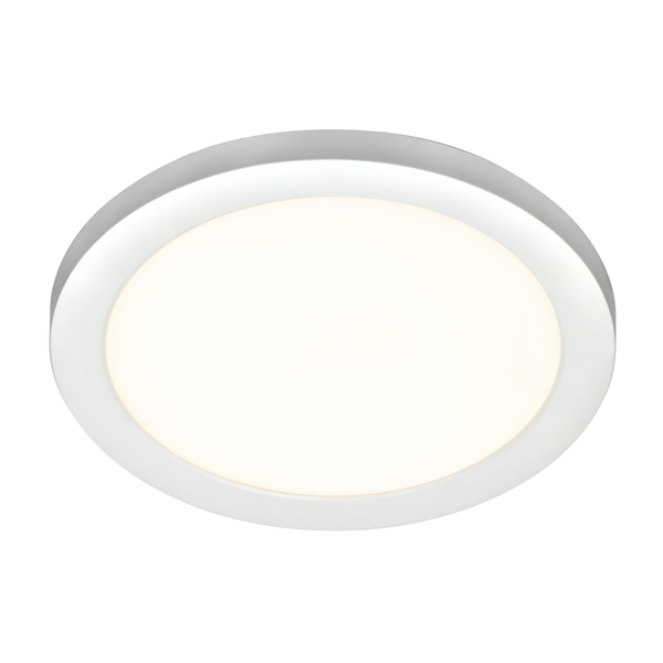 Tauri 18 Watt LED Flush Ceiling or Wall Light - White - Image 2