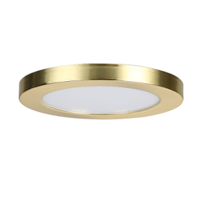 Tauri Magnetic Ring for 12 Watt LED Panel - Shiny Brass