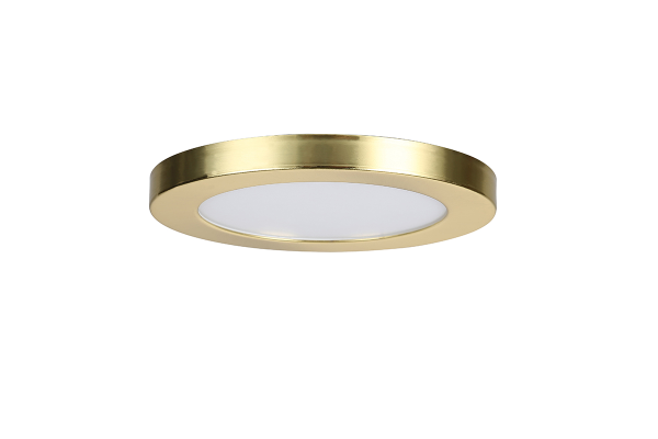 Tauri Magnetic Ring for 12 Watt LED Panel - Shiny Brass