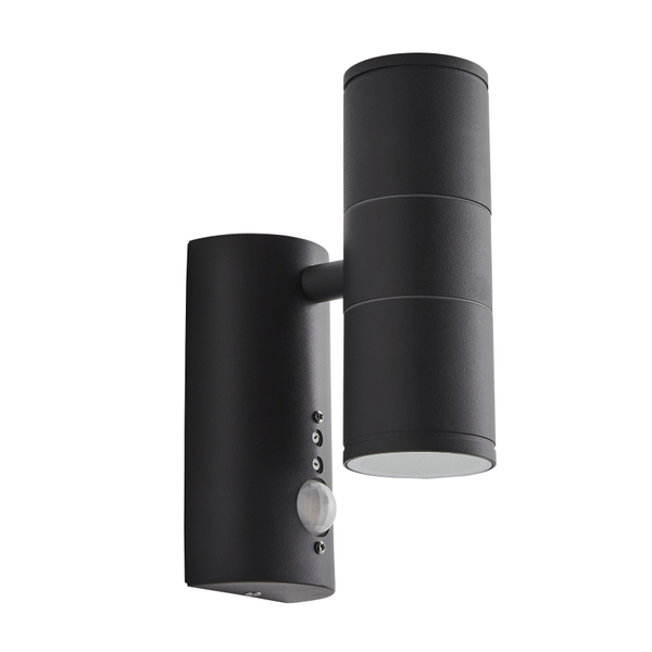 Islay Up and Down Outdoor Wall Light with PIR Sensor, Anthracite - Image 2