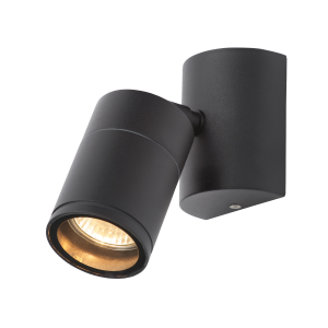 Islay Adjustable Outdoor Wall Light, Black