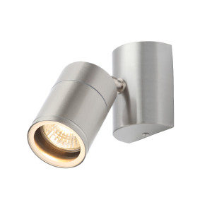 Islay Adjustable Outdoor Wall Light, Stainless Steel